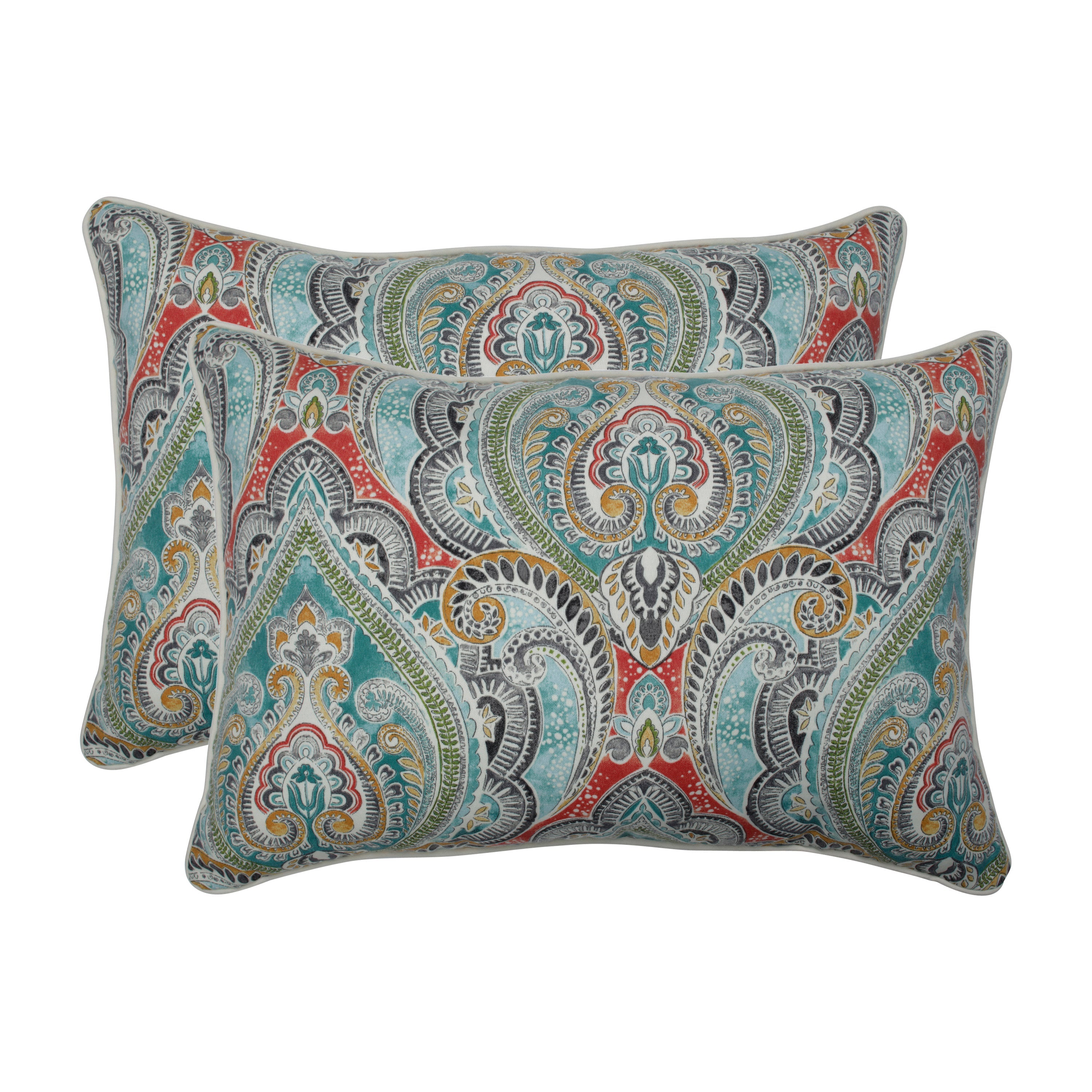 Pretty Witty Reef Over-Sized Rectangular Throw Pillow (Set Of 2)