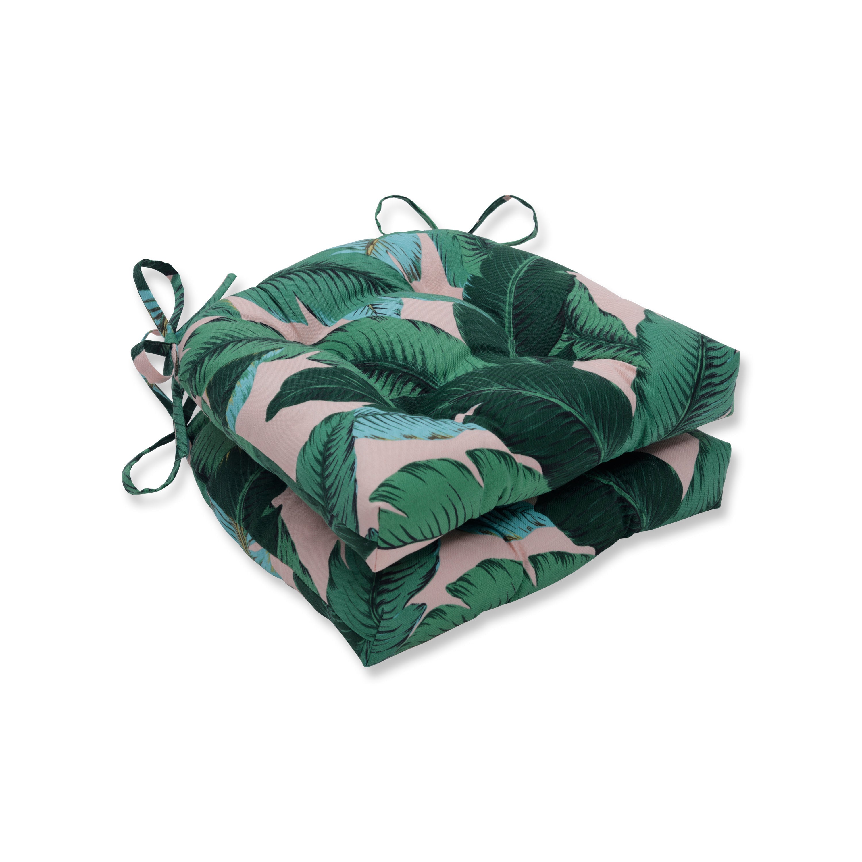 Swaying Palms Capri Reversible Chair Pad (Set Of 2)