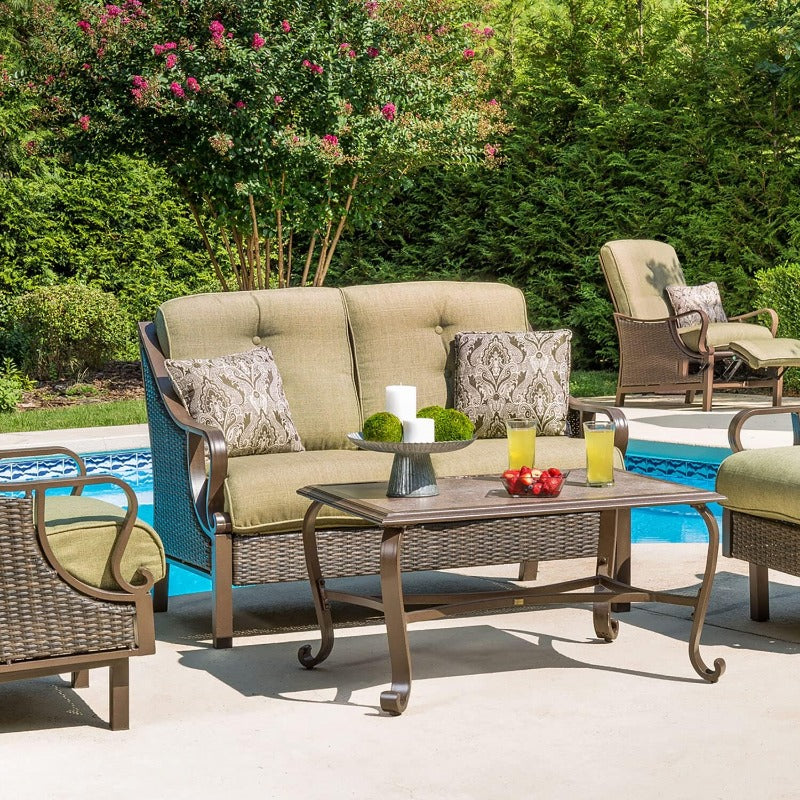 Medallion Indoor Throw Set of 2 Decorative and Weather Resistant Meadow Green Cushions for Outdoor Furniture and Patio Sets with Premium QuickDrying Fabric 2 Pillows 2 Count
