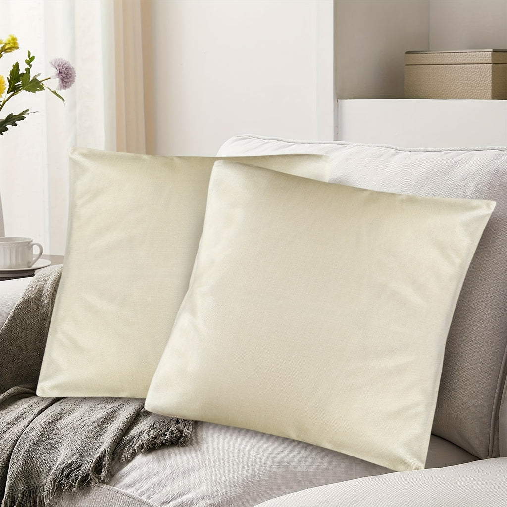 2pcs, Fashionable And Simple And Beautiful Lily Pattern Pillowcase, High Quality Short Plush, Fashion Style, Double-Sided Printing 18 Inches 18 Inches, Very Suitable for Sofa Living Room Bedroom Car Seat Cushion Home Decoration Without Pillow Core CZM