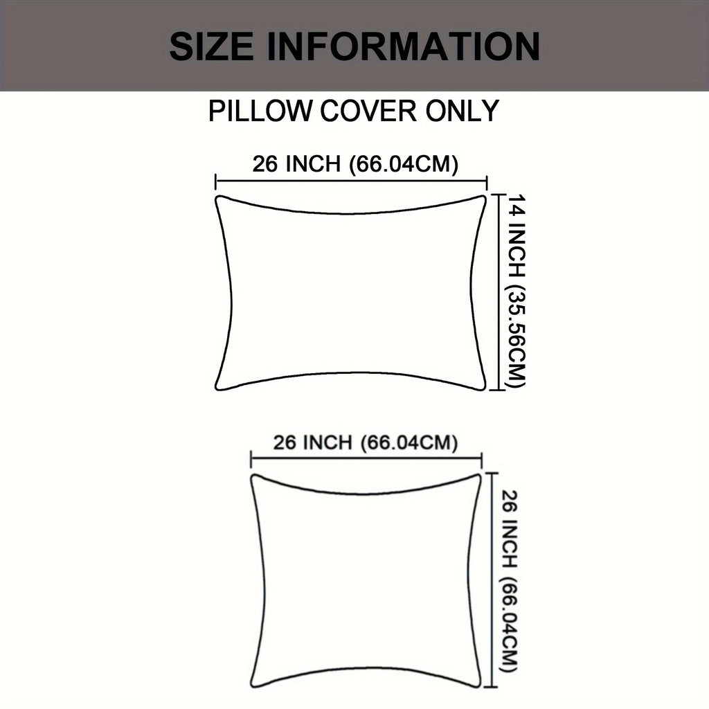 2pcs Ikat Velvet Soft Decorative Throw Pillow Covers Set with Double Sided (NO INSERT), Stylish Cushion Cover for Sofa Couch Chair Living Room Bedroom Decor