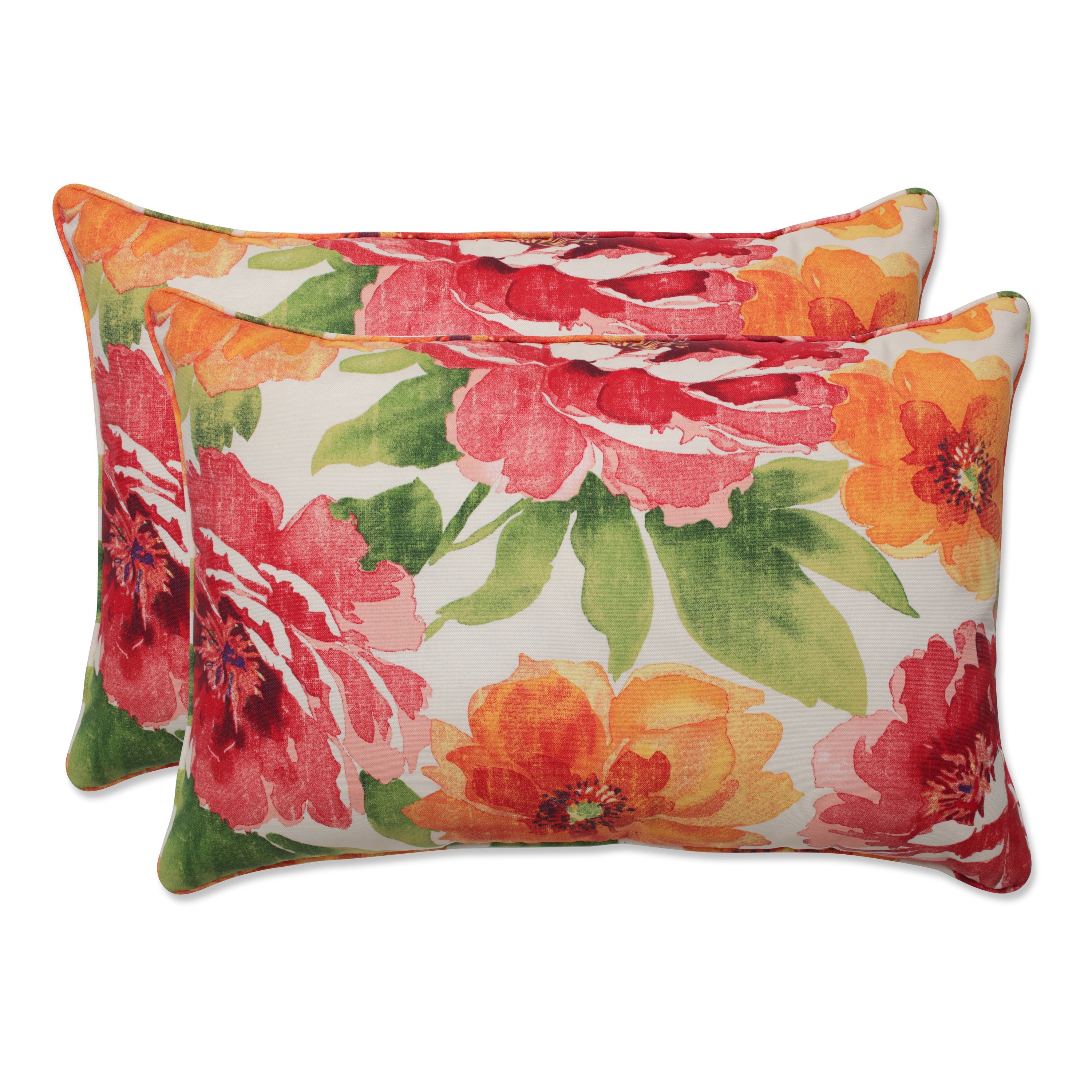 Muree Primrose Oversized Rectangle Throw Pillow (Set Of 2)